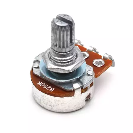 Potentionmeter Tone Switch Pots Shaft 15mm for Guitar Bass Kera-Audio B250K/15