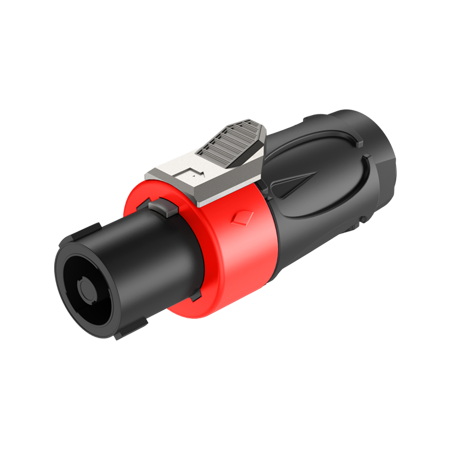 Wtyk głośnikowy czerwony  4-pin Roxtone RS4F-N-RD 